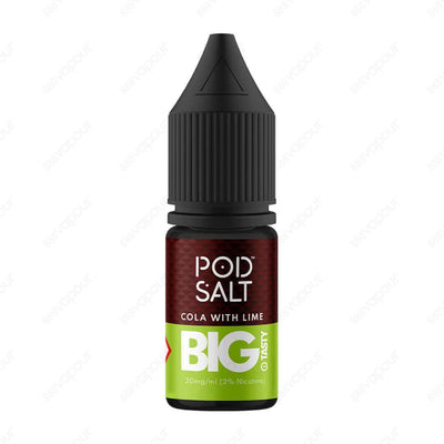 Pod Salt Fusions Cola with Lime Salt E-Liquid | £4.49 | 888 Vapour | Pod Salt Fusions Cola with Lime Salt E-Liquid is a fizzy blend of classic cola and zesty limes. Salt nicotine is made from the same nicotine found within the tobacco plant leaf but requi