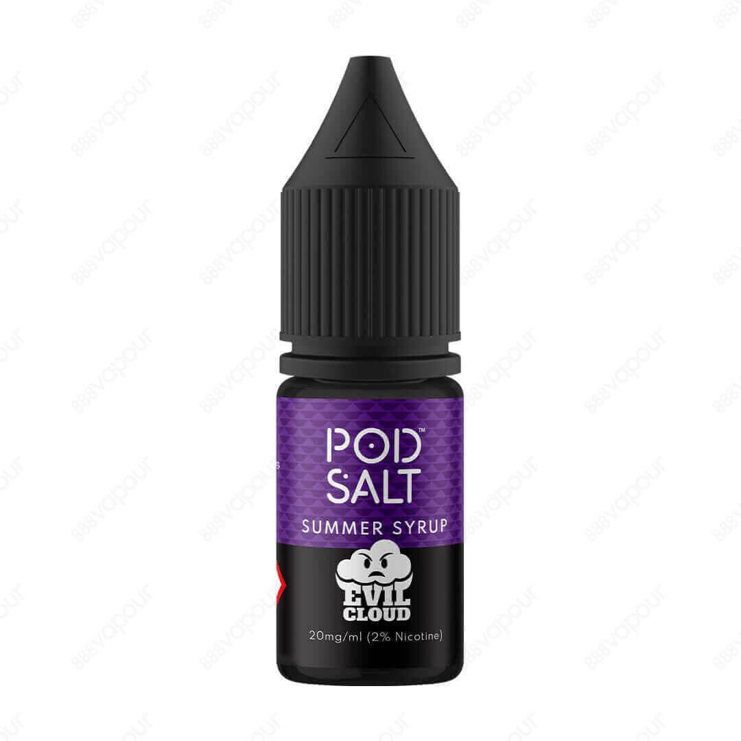 Pod Salt Fusions Summer Syrup Salt E-Liquid | £4.49 | 888 Vapour | Pod Salt Fusions Summer Syrup Salt E-Liquid blends grape soda, limeade, pineapple juice and zesty lemon. Salt nicotine is made from the same nicotine found within the tobacco plant leaf bu