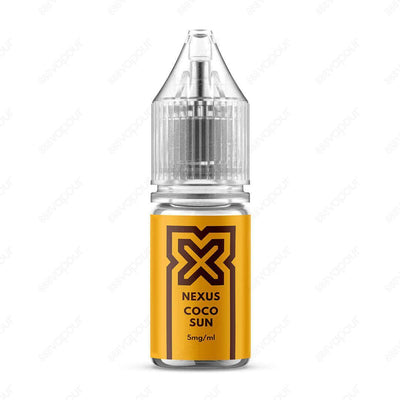 Pod Salt Nexus Coco Sun Salt E-Liquid | £3.49 | 888 Vapour | Pod Salt Nexus Coco Sun infuses exotic coconut with sweet tangerine. A delicious all day flavour.Salt nicotine is made from the same nicotine found within the tobacco plant leaf but requires a d